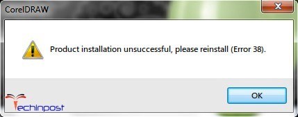 corel draw x3 error product installation unsuccessful please reinstall